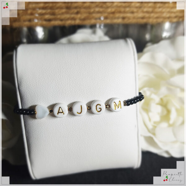 Bracelet Rocaille Initiale